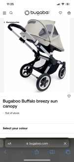 Wanting To buy bugaboo buffalo sun canopy Prams Strollers in Fremantle WA Gumtree Australia