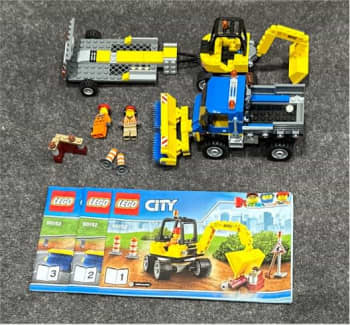 Lego 60152 city sweeper & online excavator