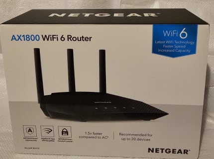 NETGEAR AX 1800 WI-FI RAX10 6 DUAL BAND ROUTER