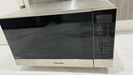 panasonic 27l flatbed inverter microwave stainless steel