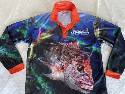 Fishing Shirt Tackle World Breathable UPF 50 Size XL