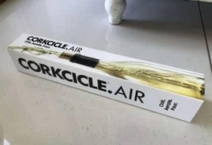 The Corkcicle Air brings your wine to the ideal temperature each