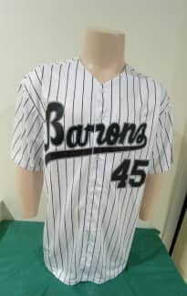 Michael Jordan 45 Barons Gray Baseball Jersey Birmingham Uniform Stitched  Gift 