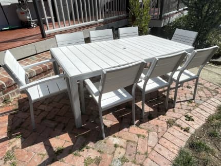 9 Piece Outdoor Dining Table Dining Tables Gumtree Australia