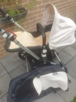 Bugaboo fox all black comes with cream canori Prams Strollers in Melbourne CBD VIC Gumtree Australia