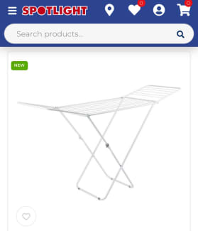 Clothes discount airer spotlight