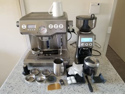 Breville Dynamic Duo Dual Boiler and Smart Grinder Pro Package