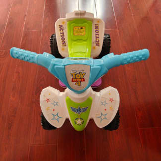 Disney pixar toy story 4 6v motorised quad 2024 bike ride on