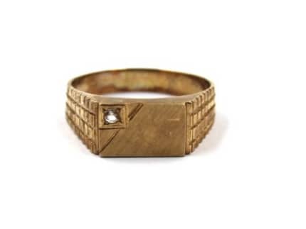 Mens gold hot sale ring gumtree