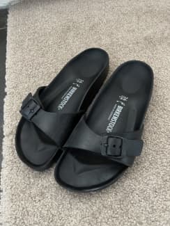Birkenstock Eva Madrid black slide sandal plastic 40 Womens 9