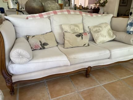 French Provincial Three Seater Couch