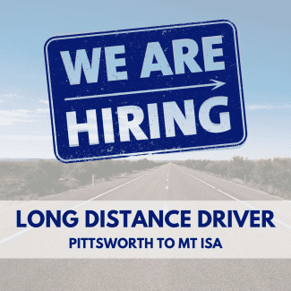 Long Distance Driver(PITTSWORTH)(Mt Isa Carriers) Toowoomba Surrounds Preview