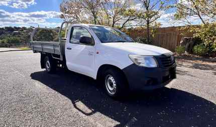 2011 TOYOTA HILUX WORKMATE 4 SP AUTOMATIC C/CHAS Rosanna Banyule Area Preview