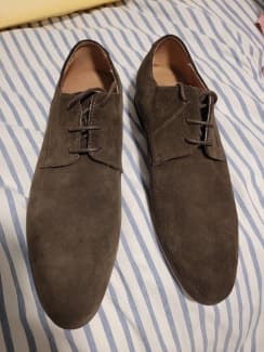 light brown suede shoes