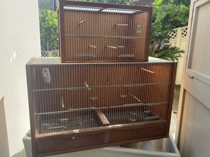 Custom handmade 2 story glass roof bird cage Pet Products