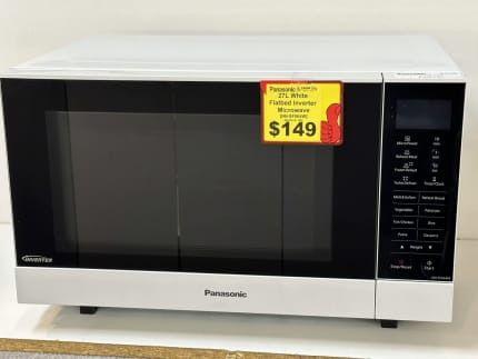 panasonic nn sf564w flat bed inverter microwave