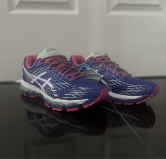 Asics Gel Nimbus 17 Deep Blue White Hot Pink Men s Shoes