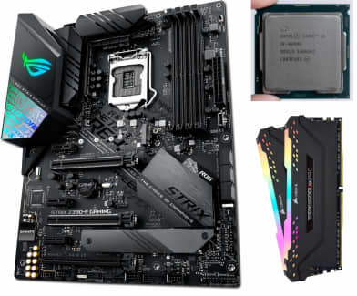 New Intel i9-9900K, Asus ROG Strix Z390-F Motherboard, 32g Corsair