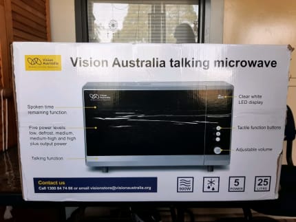 A Talking Microwave - from Vision Australia 