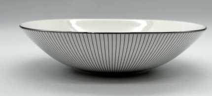 4 Jasper Conran Wedgwood Pinstripe Soup Plates/Bowls 23cm, RRP