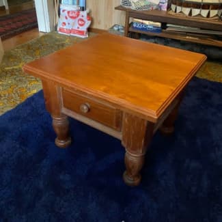 small square table with drawer