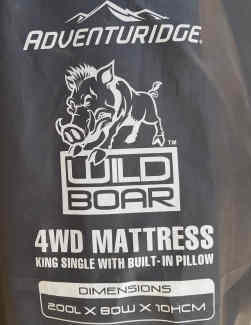 adventuridge 4wd mattress king single