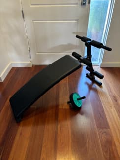 Sit Up Bench Ab Roller Ab Workout Home Gym Equipment Gym