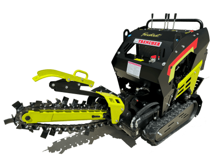 600mm Stand On Trencher 20HP Self Propelled Ditch Digger