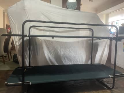 Oztrail double outlet bunk setup