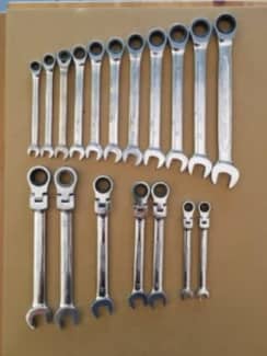 Craftright ratchet spanner deals set