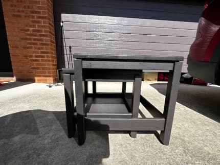 Ikea Havsta nest of tables dark brown Buffets Side Tables