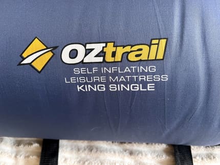 Oztrail king single self inflating mattress sale