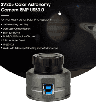 astronomical usb telescope eyepiece camera astronomy