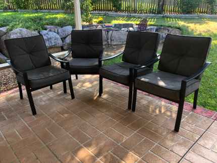 8 Outdoor chairs in excellent condition Outdoor Dining Furniture in Murrumba Downs QLD Gumtree Australia