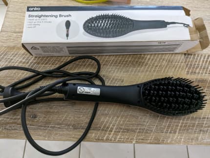 Hair straightener hotsell brush kmart