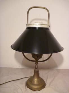 Leviton brass lamp deals vintage