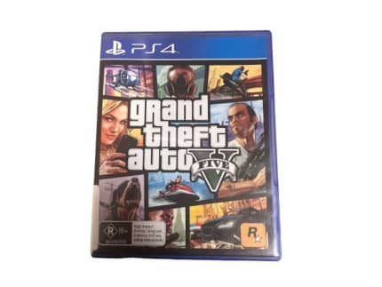 Grand Theft Auto Five PS4 Playstation 4 Game DISC ONLY Video Game GTA5 GTAV