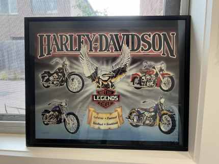 Harley Davidson Picture Print - Motor Legends Cycle high quality - By S.D. Liebelt