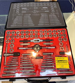 Toolpro tap and on sale die set