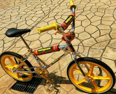 Yellow sale mongoose bmx