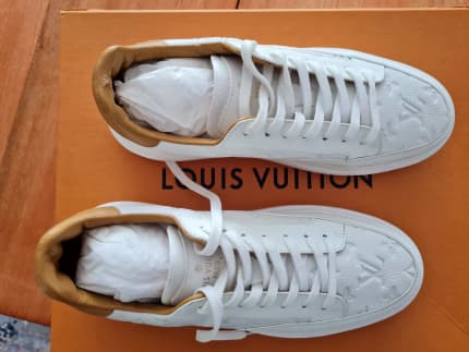 Beverly hills leather low trainers Louis Vuitton Black size 44 EU