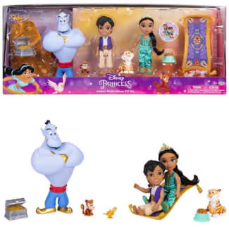 Disney Princess Jasmine & Aladdin Doll Petite Storytelling Gift Set