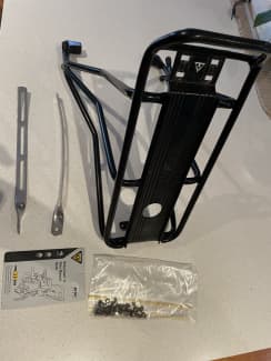 Topeak Disc Mount Rear Rack and Basket with cargo net., Bicycle Parts and  Accessories, Gumtree Australia Leichhardt Area - Rozelle