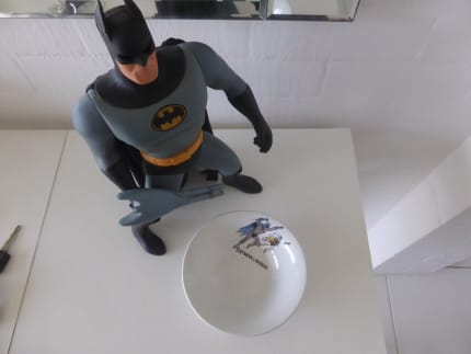 Batman figurine and cereal bowl Miscellaneous Goods Gumtree