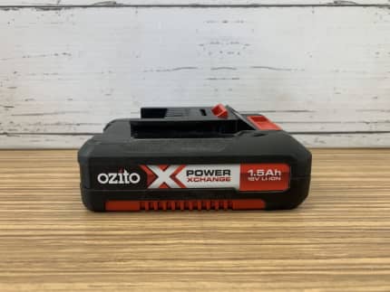 Ozito 18v best sale 1.5 ah battery