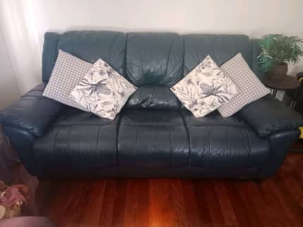 Leather 3 Seater Couch And Reclining