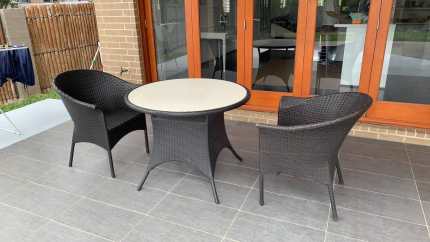 Rattan outdoor dining set Outdoor Dining Furniture in Cranebrook NSW Gumtree Australia