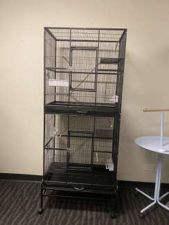 BRAND NEW large double height cage space saver 2 cages in 1