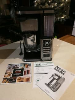 Ninja CF110 30 Coffee Bar Single Serve System Auto IQ 1400 Watts W/ Recipe  Book 