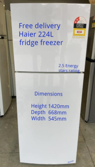 haier 224l fridge